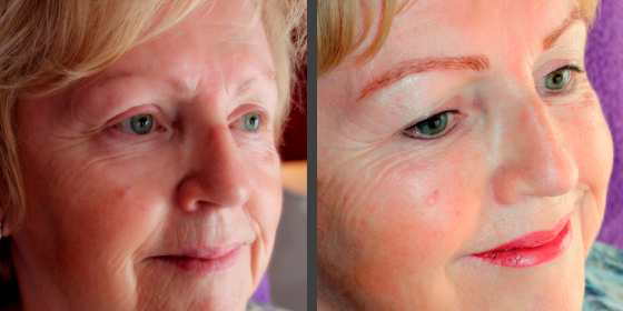 Permanent Make-up, Vorher-Nachher-Brauen, Beauty mit Stil, Kelbra